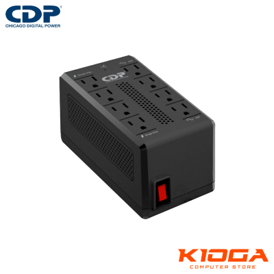 ESTABILIZADOR CDP RAVR1008I 1000VA/500W 8 SALIDAS