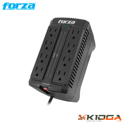 ESTABILIZADOR FORZA FVR-902 900VA/450W 8 SALIDAS 220V NEMA1