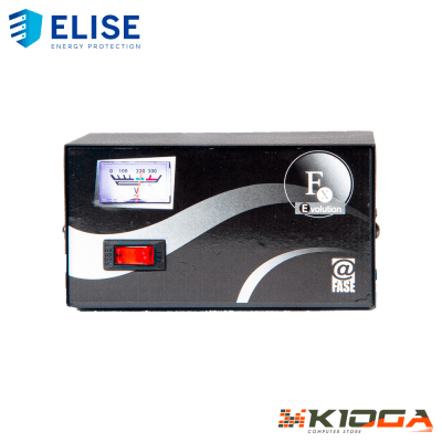 ESTABILIZADOR SOLIDO ELISE FASE FXE-10 1.0kVA 4 TOMAS + 1 BY-PASS1