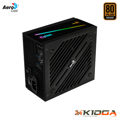 FUENTE AEROCOOL CYLON RGB 600W 80+ BRONZE