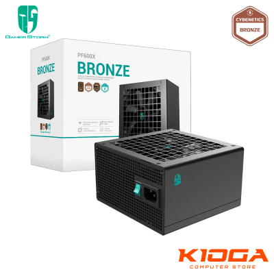 FUENTE DEEPCOOL GAMERSTORM PF600X-HD 600W CYBENETICS BRONZE