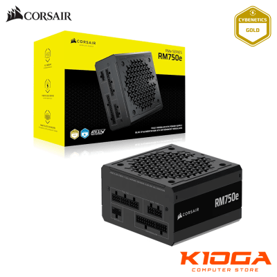 FUENTE FULL MODULAR CORSAIR RM750e 750W 12V-2x6 CYBENETICS GOLD