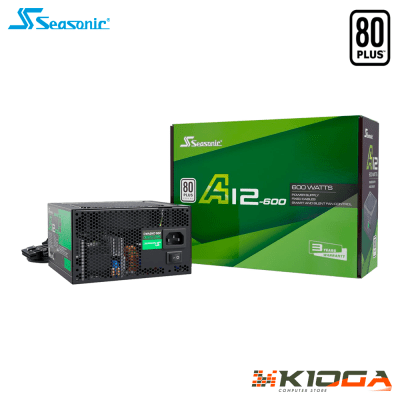 FUENTE SEASONIC A12 600W 80+ WHITE