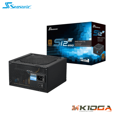FUENTE SEASONIC S12III 650W 80+ BRONZE