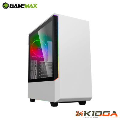 CASE GAMEMAX PANDA WHITE T802 ARGB2