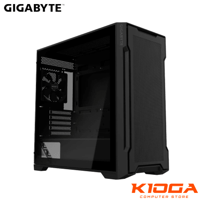 CASE GIGABYTE C102 GLASS BLACK - 2 USB3.0 - MATX1