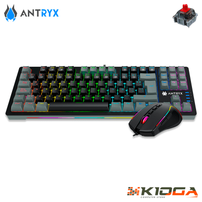 KIT GAMING ANTRYX GC-5500 (TECLADO MECANICO + MOUSE) - RED SWITCH2