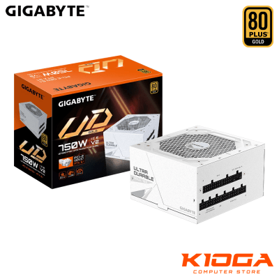 FUENTE FULL MODULAR GIGABYTE GP-UD750GM PG5 ICE 750W 80+ GOLD PCIe GEN 5.0