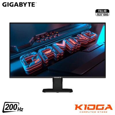 MONITOR GIGABYTE 25'' PLANO GS25F2 FHD SS IPS 200Hz 1MS 120% sRGB - 2 HDMI + 1DP + SPEAKER 2W*2
