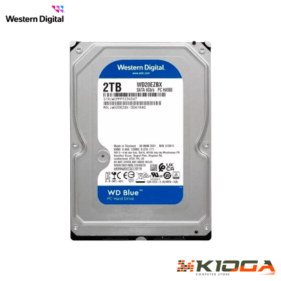 HDD 3.5 WESTERN DIGITAL BLUE 2TB SATA 6GB/S 7200RPM CACHE 256MB1