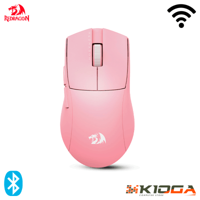 MOUSE REDRAGON K1NG PRO 1K HZ WIRELESS PINK