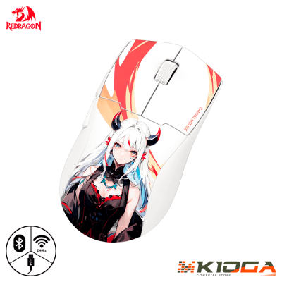 MOUSE REDRAGON K1NG PRO 1K HZ WIRELESS AK-PRO ANIME - WIRED/BT/2.4G1