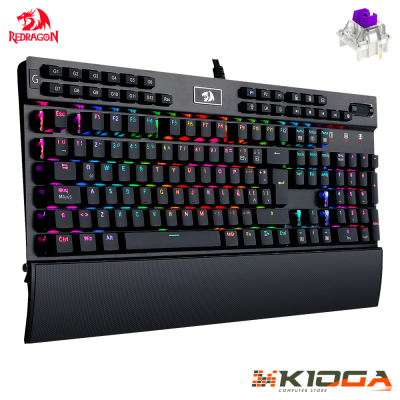 TECLADO REDRAGON YAMA BLACK - PURPLE SWITCH