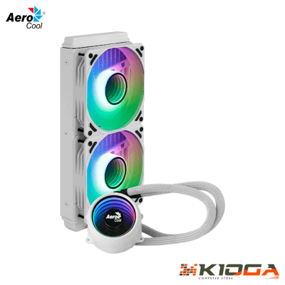 LIQUID COOLER AEROCOOL MIRAGE L240 PWM WHITE1