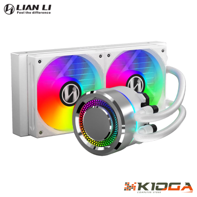 LIQUID COOLER LIAN LI GALAHAD 240 WHITE ARGB1