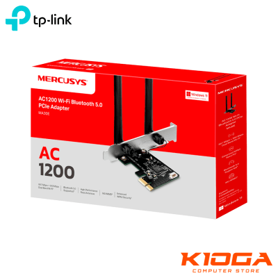 ADAPTADOR PCIE WIRELESS+BLUETOOTH 5.0 TP-LINK MERCUSYS MA30E AC1200 WI-FI5