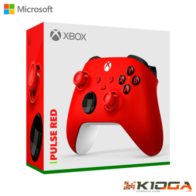 MANDO INALAMBRICO MICROSOFT XBOX PULSE RED (COLOR ROJO)2