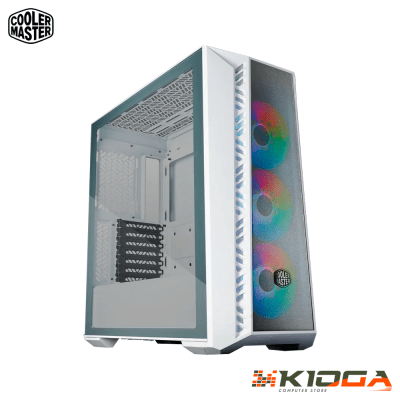 CASE COOLER MASTER MASTERBOX 520 MESH WHITE1