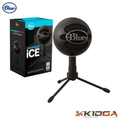 MICROFONO BLUE SNOWBALL ICE USB CARDIOIDE BLACK