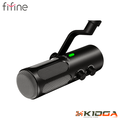 MICROFONO FIFINE AMPLITANK TANK3 BLACK DINAMICO USB/XLR