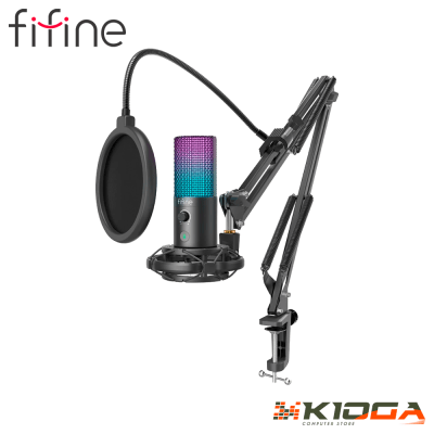MICROFONO FIFINE T669-PRO3 BLACK MICRO + BRAZO + FILTRO ANTI POP
