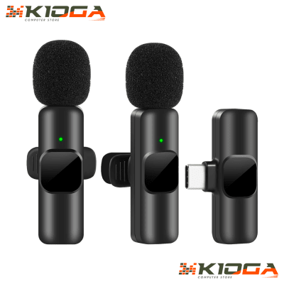 MICROFONO SOLAPERO K9 USB TYPE-C WIRELESS *2