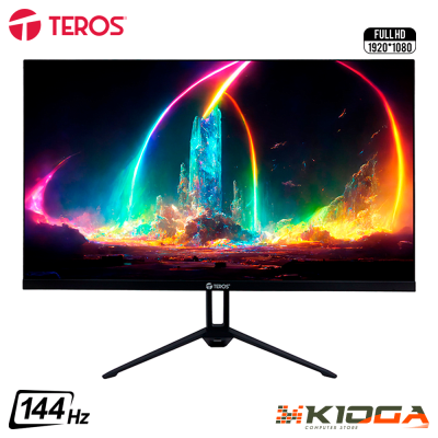 MONITOR TEROS 27'' PLANO TE-2714S IPS FHD 144Hz 1MS sRGB 99% - HDMI + DP1