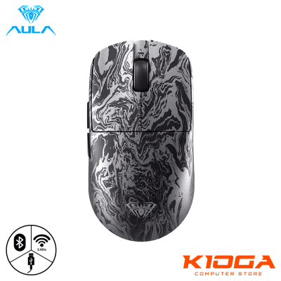 MOUSE INALAMBRICO AULA X9 MAX 49G 8K BLACK FLUID TEXTURE 26K DPI PAW33951