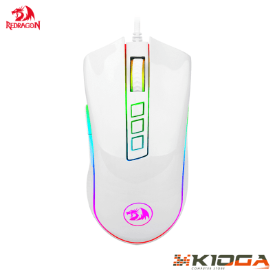 MOUSE REDRAGON COBRA WHITE1