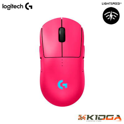 MOUSE WIRELESS LOGITECH G PRO 2 LIGHTSPEED HERO 2 44K LIGHTFORCE/LIGHTSYNC RGB MAGENTA