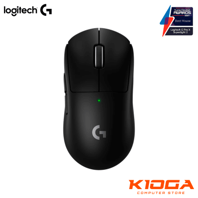 MOUSE WIRELESS LOGITECH G PRO X SUPERLIGHT 2 44K HERO 2 LIGHTSPEED LIGHTFORCE BLACK