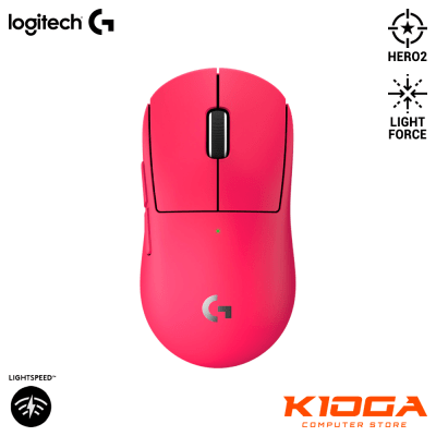 MOUSE WIRELESS LOGITECH G PRO X SUPERLIGHT 2C 44K HERO 2 LIGHTSPEED LIGHTFORCE PINK