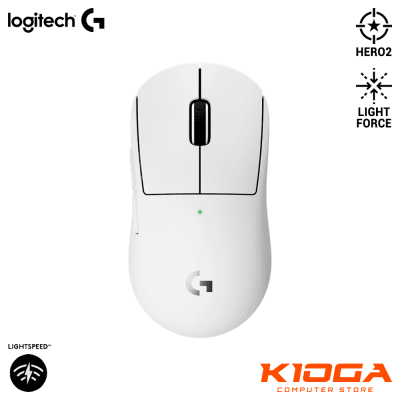 MOUSE WIRELESS LOGITECH G PRO X SUPERLIGHT 2C 44K HERO 2 LIGHTSPEED LIGHTFORCE WHITE