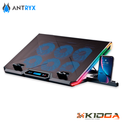 NOTEBOOK COOLER GAMING ANTRYX XTREME AIR X610 PLUS, HASTA 17