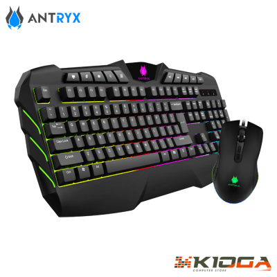 PACK ANTRYX TECLADO + MOUSE CHROME STORM GC1200