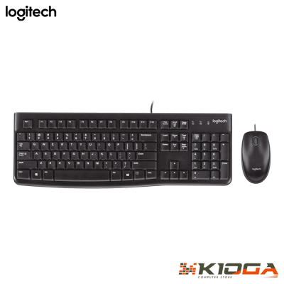 PACK LOGITECH TECLADO + MOUSE MK120 USB BLACK