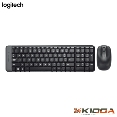 PACK LOGITECH TECLADO + MOUSE WIRELESS MK220 BLACK