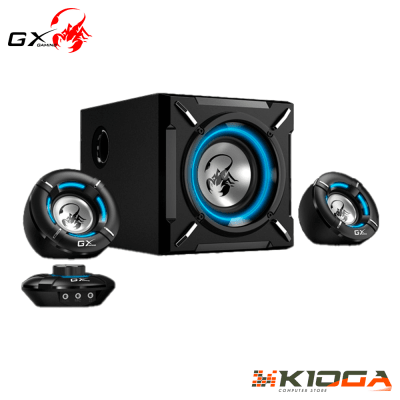 PARLANTES GENIUS SW-G2.1 1000 26W BLUE LIGHT BLACK