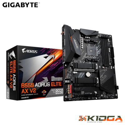 PLACA AMD AM4 GIGABYTE B550 AORUS ELITE AX V2