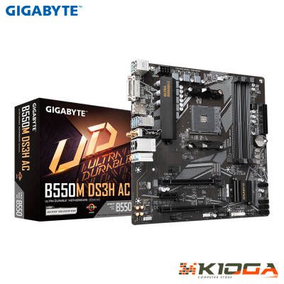 PLACA AMD AM4 GIGABYTE B550M DS3H AC