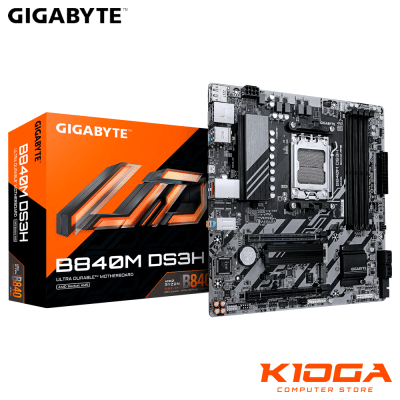 PLACA GIGABYTE B840M DS3H AMD AM5 DDR5 M-ATX1