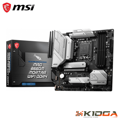 PLACA INTEL LGA1700 MSI MAG B660M MORTAR WIFI DDR4