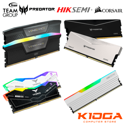 (SOLO CON PC) MEMORIA RAM TEAM GROUP/CORSAIR/PREDATOR/HIKSEMI 8GB/16GB/32GB DDR5 6000MHz