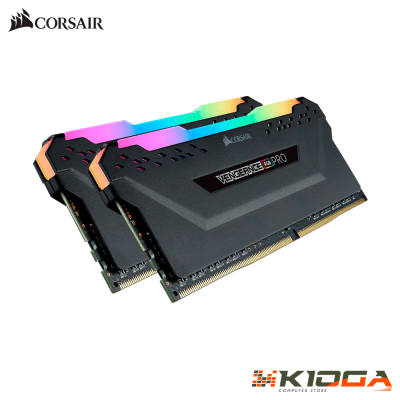 RAM CORSAIR VENGEANCE RGB PRO BLACK 32GB(2x16GB) DDR4 3600MHz1