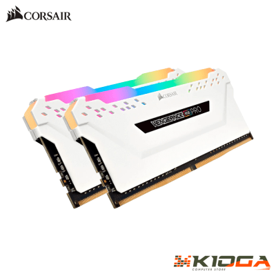 RAM CORSAIR VENGEANCE RGB PRO WHITE 32GB(2x16GB) DDR4 3600MHz