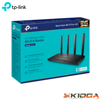 ROUTER TP-LINK ARCHER AX12 AX1500 DUAL BAND WI-FI 61