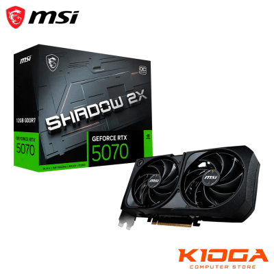 TARJ. DE VIDEO MSI SHADOW 2X OC GEFORCE RTX 5070 12GB GDDR7