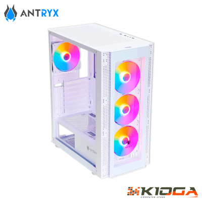 CASE ANTRYX RX 260 WHITE FRGB FAN X4