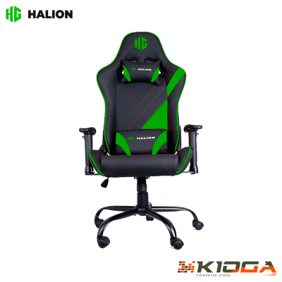 SILLA GAMING HALION HA-S47 NEGRO/VERDE1