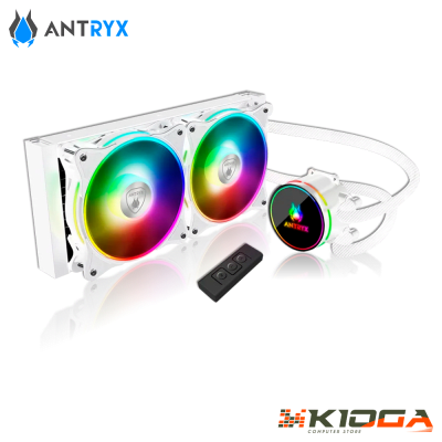 SISTEMA DE ENFRIAMIENTO LIQUIDO ANTRYX TRITON EVO 240 WHITE ARGB2